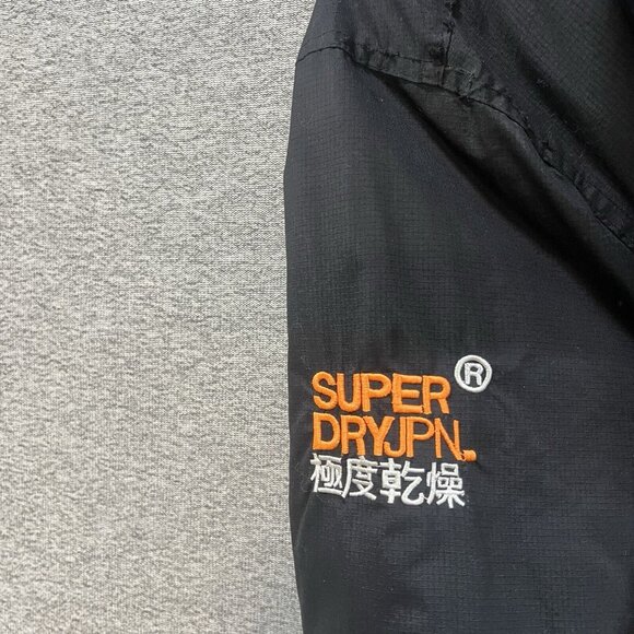Superdry JPN Original Windcheater Jacket Women Sz XXL Fur Breathable Triple Zip - Picture 6 of 16